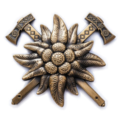 Beret Insignia of the Mountain Infantry of Ukraine