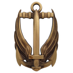 Beret Brass Insignia of Ukrainian Marine Corps