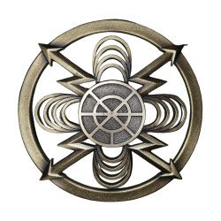 Beret Insignia of the Signal Corps of the Armed Forces of Ukraine